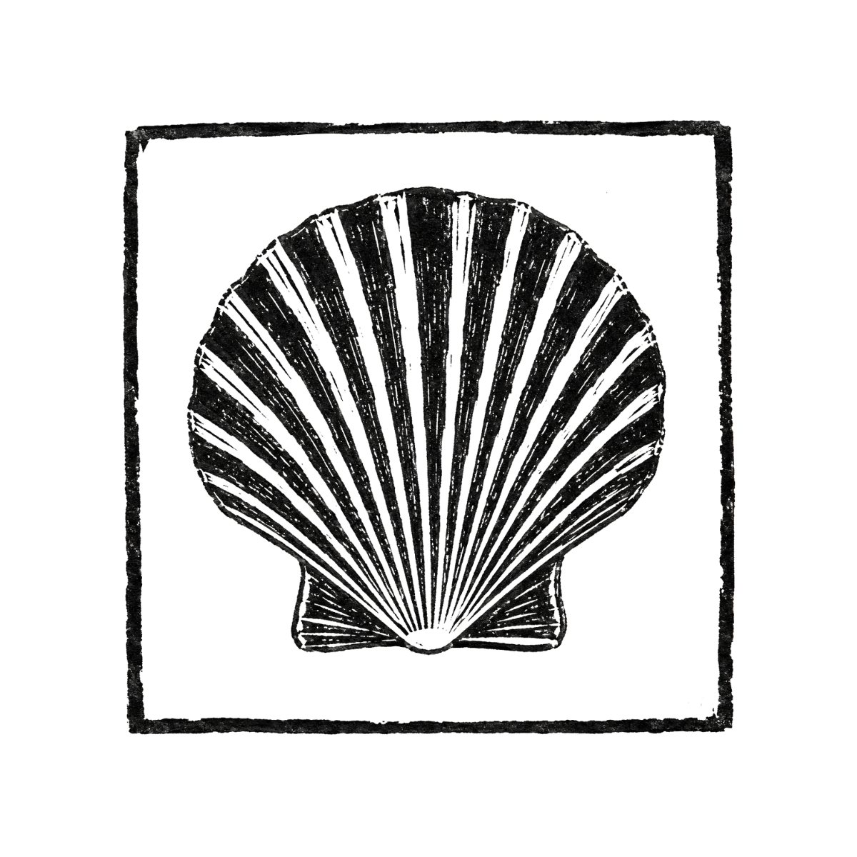 Linocut Coastal Mini Print (Individuals)