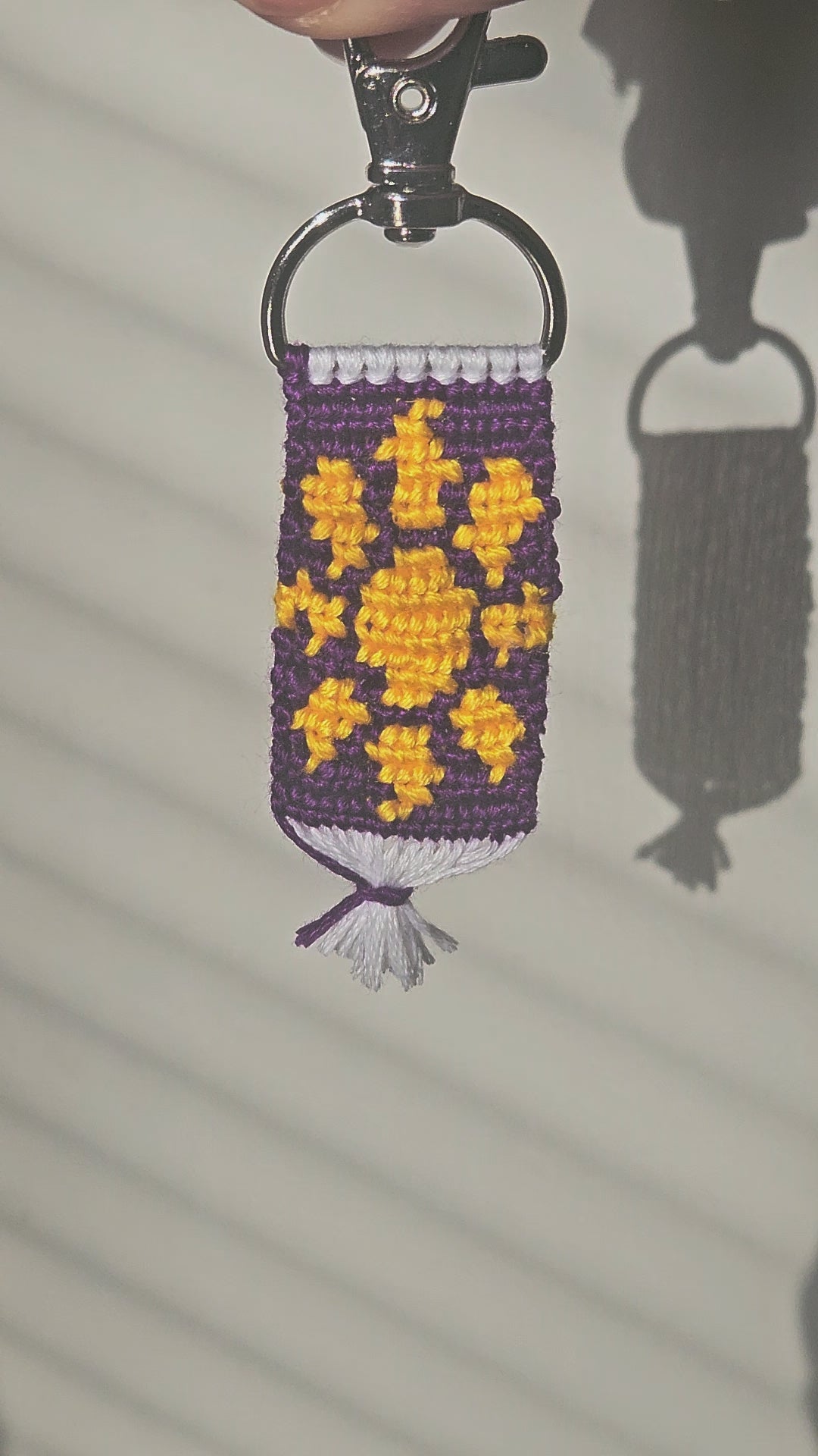 Sun Hand-Knotted Alpha Keychain