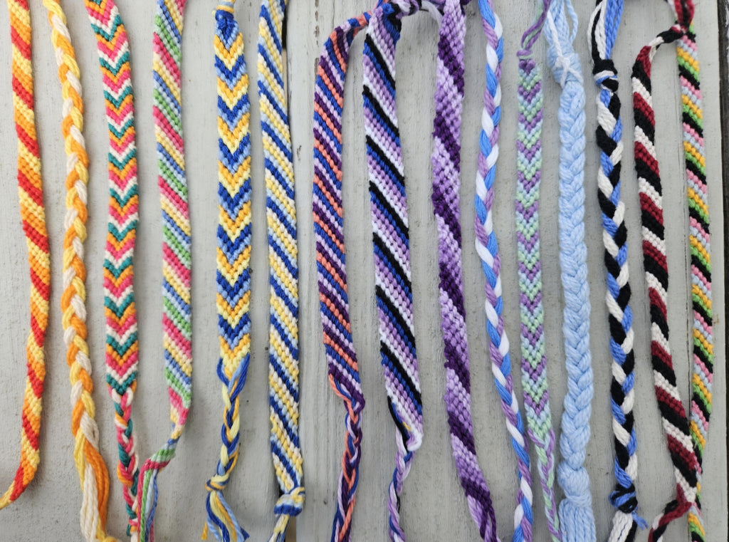 Yarn Friendship Bracelets | Endless Summer Styles