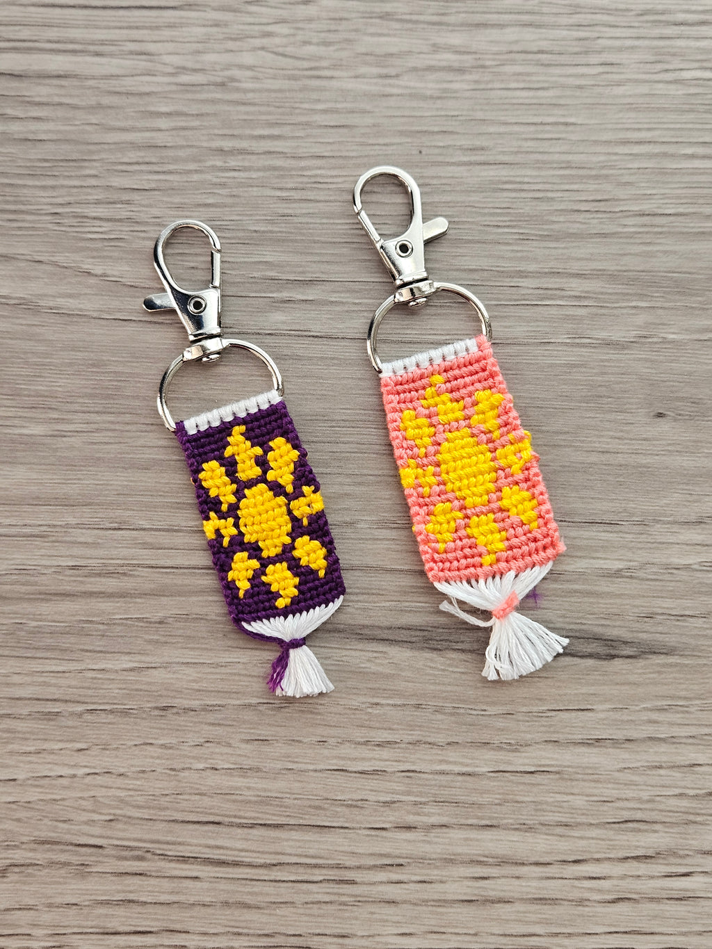 Sun Hand-Knotted Alpha Keychain