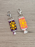 Sun Hand-Knotted Alpha Keychain