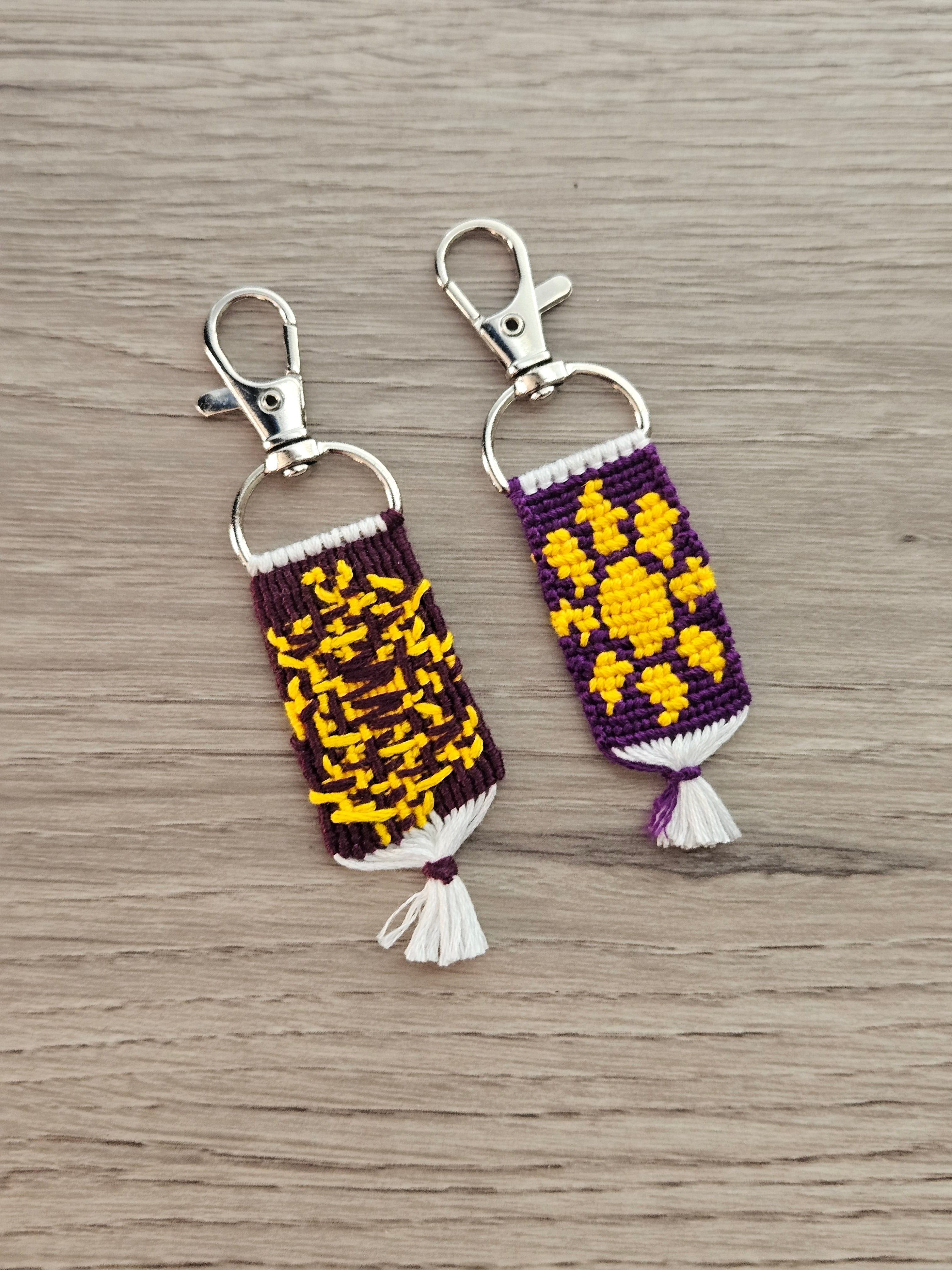 Sun Hand-Knotted Alpha Keychain