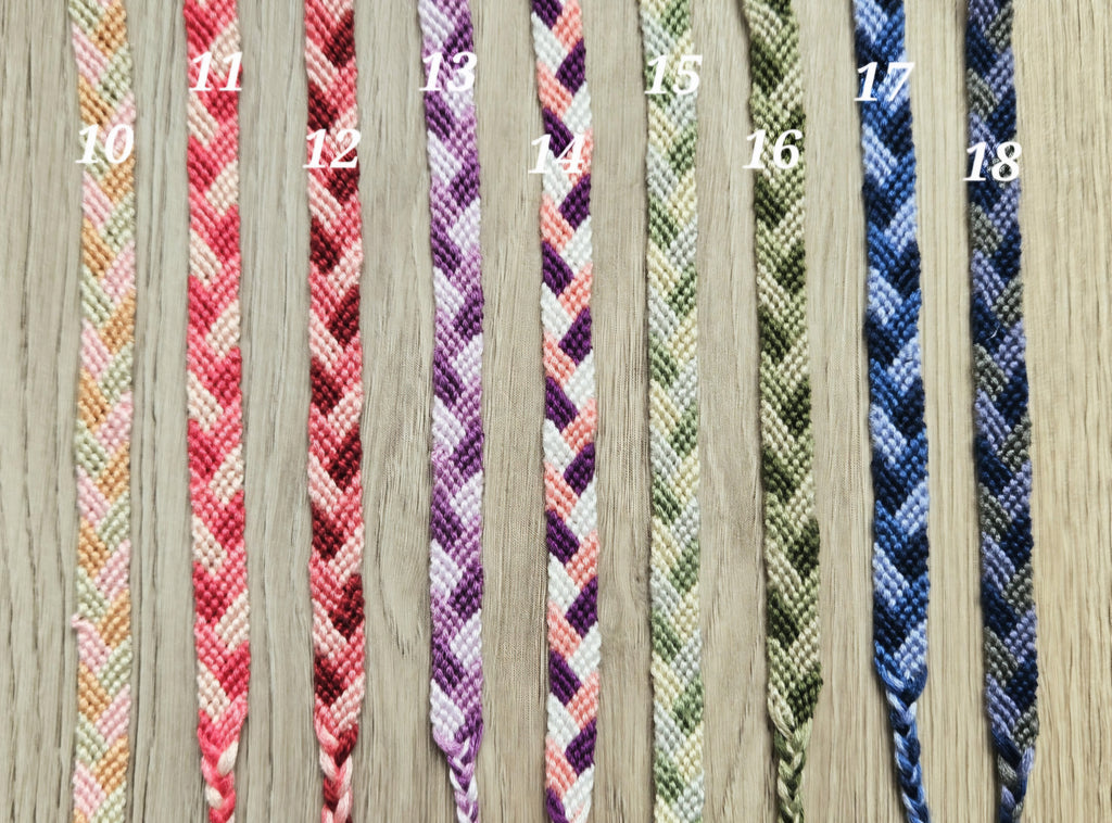 Block Pattern Friendship Bracelet