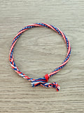 4th of July Yarn Friendship Bracelets
