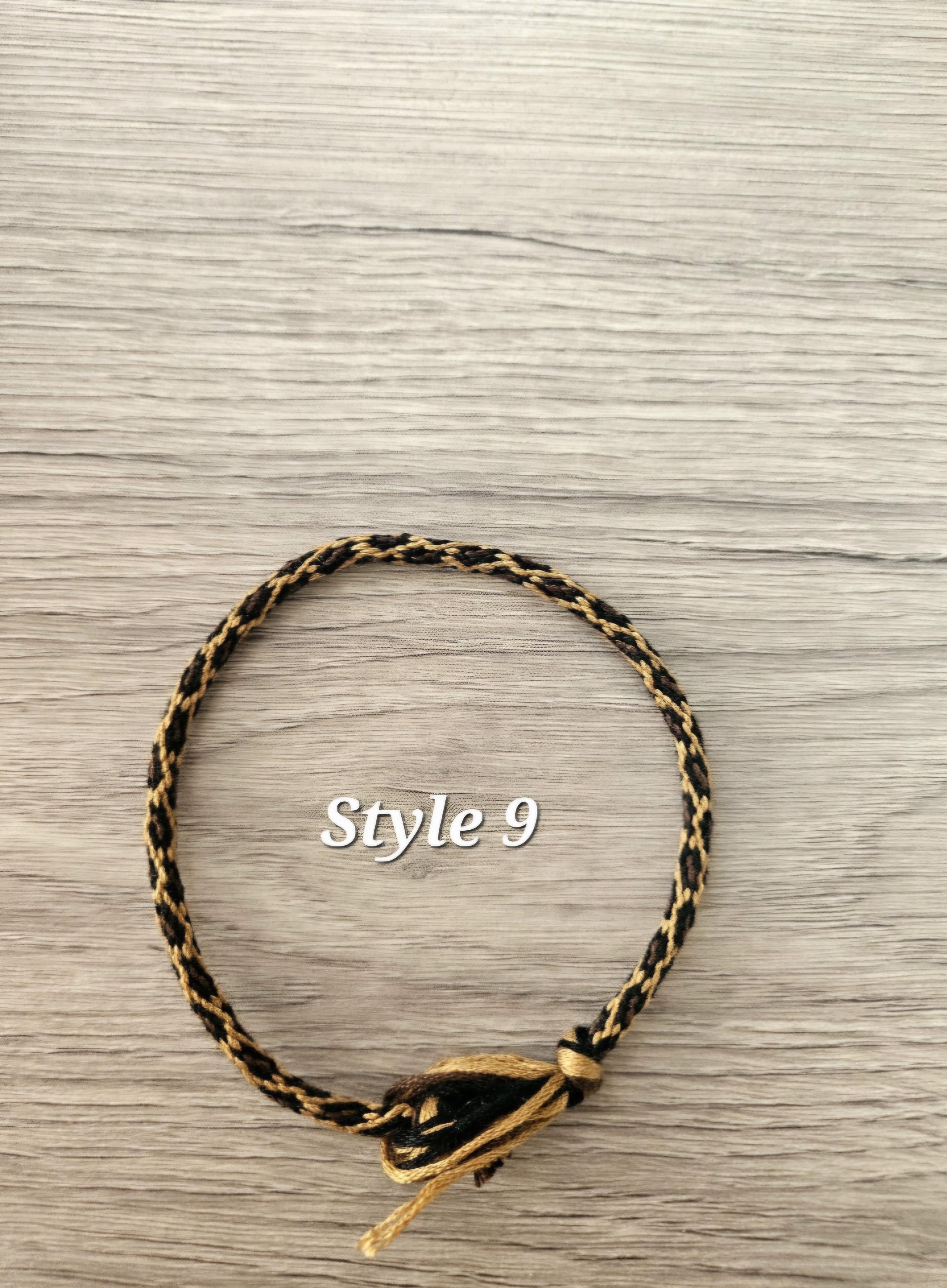 Hand-Woven Kumihimo Braided Bracelet