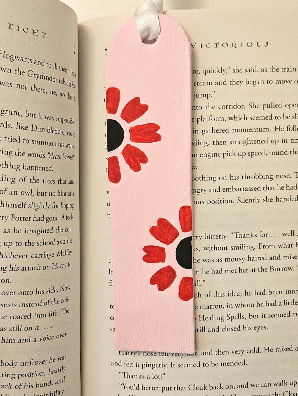 Air Dry Clay Floral Bookmark