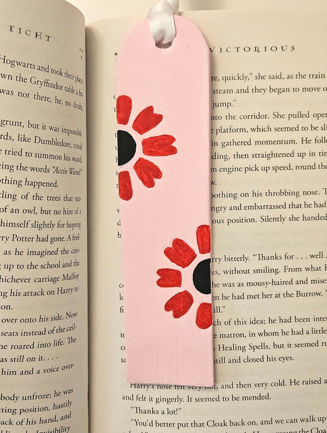 Air Dry Clay Floral Bookmark