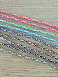Wave Kumihimo Yarn Bracelet