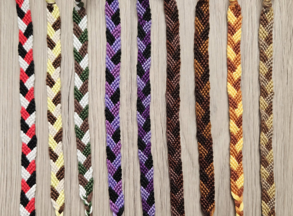 Block Pattern Friendship Bracelet