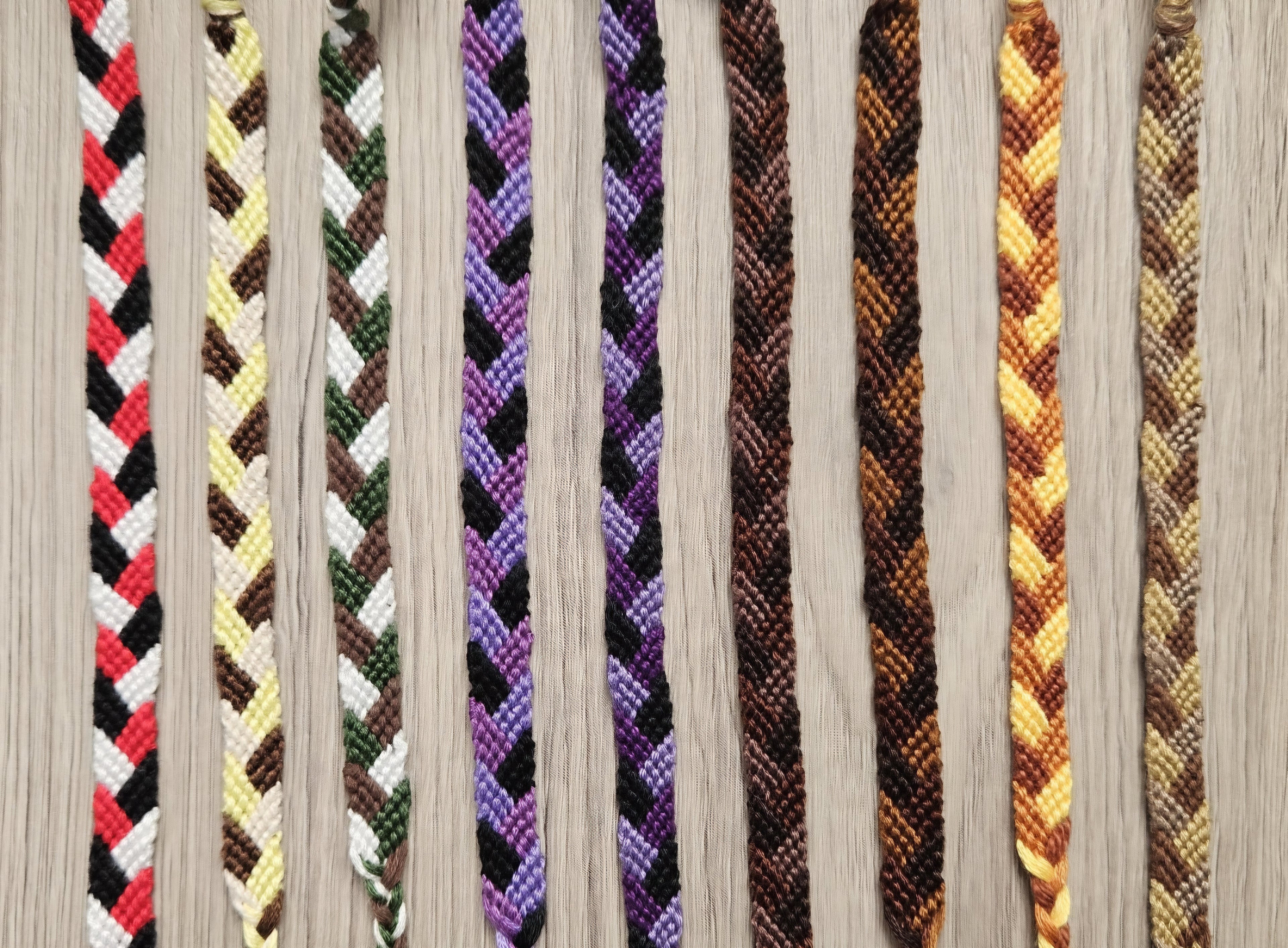 Block Pattern Friendship Bracelet