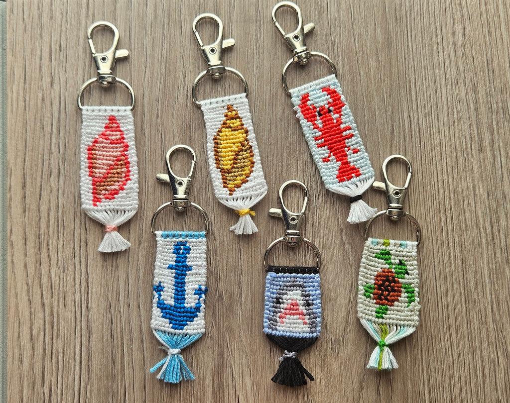 Lobster Hand-Knotted Alpha Keychain