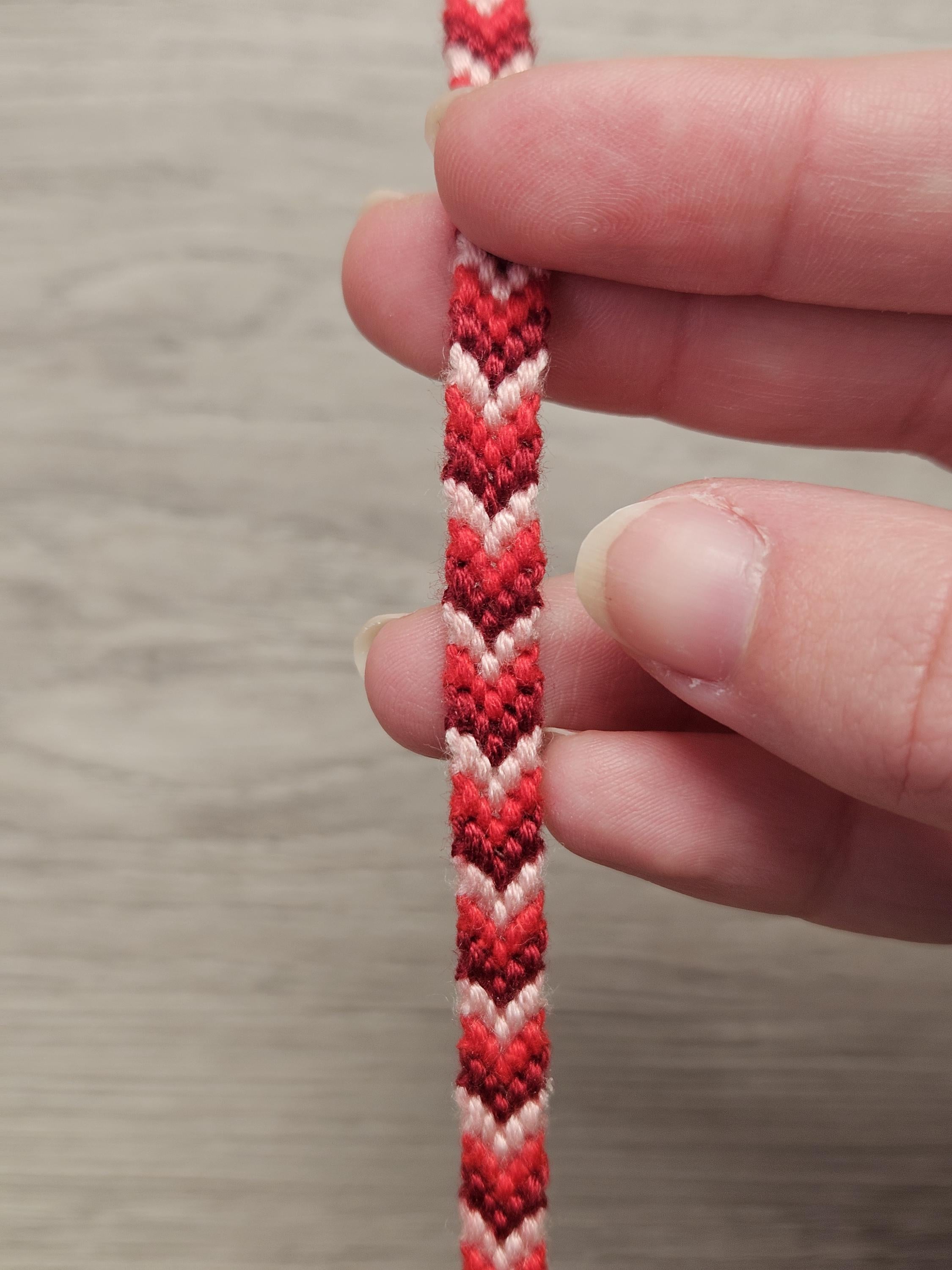 Valentine's Day Friendship Bracelets | Heart & Chevron Styles