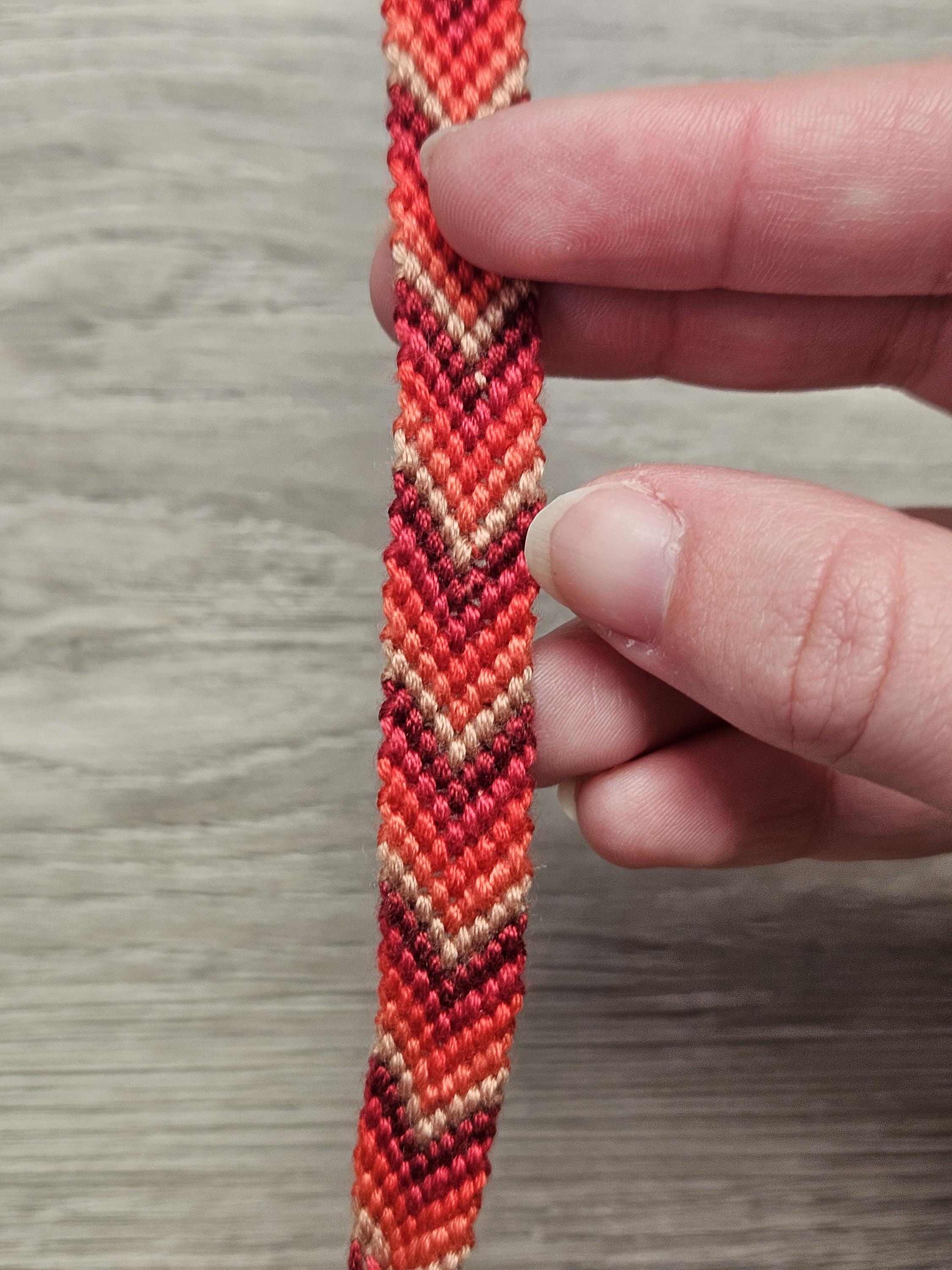 Valentine's Day Friendship Bracelets | Heart & Chevron Styles