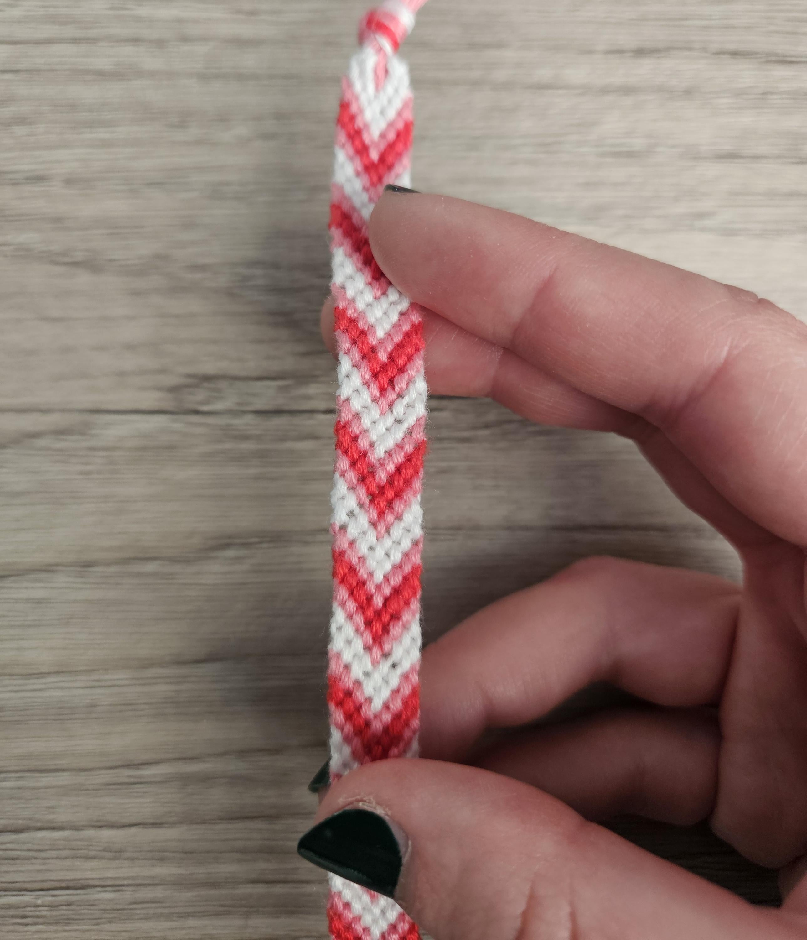 Valentine's Day Friendship Bracelets | Heart & Chevron Styles