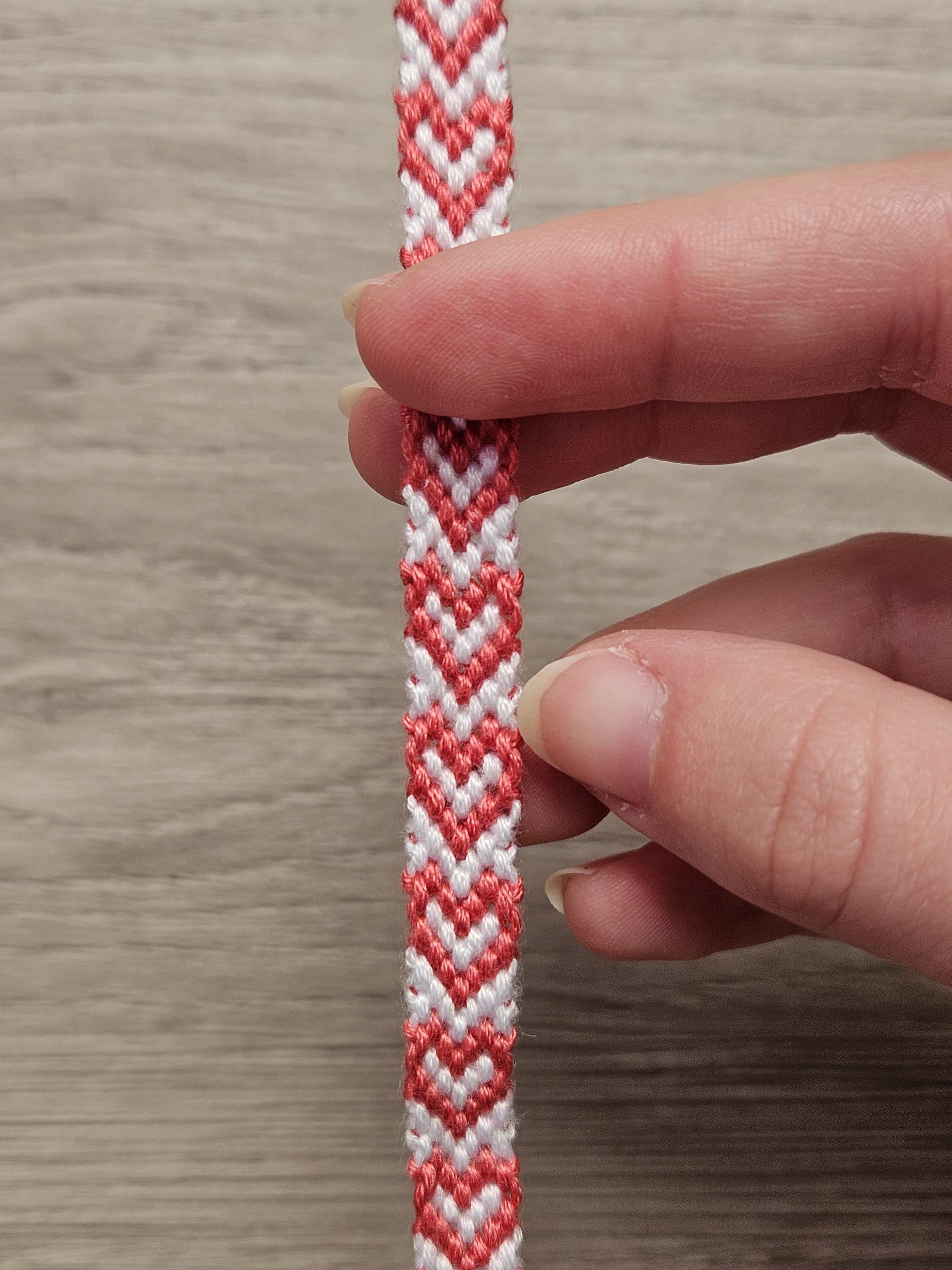 Valentine's Day Friendship Bracelets | Heart & Chevron Styles
